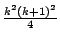 $\frac{k^2(k+1)^2}{4}$